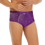 Galaxy Moon Phase Print Men's Briefs