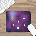 Galaxy Moon Phase Print Mouse Pad