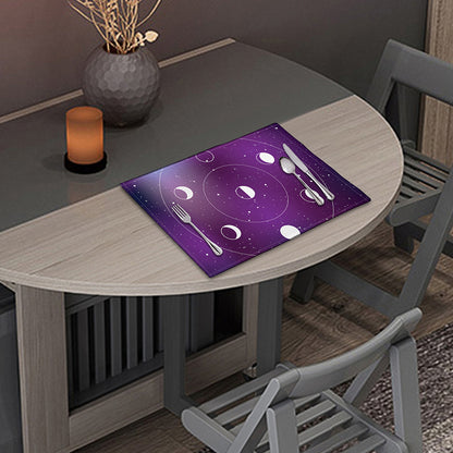 Galaxy Moon Phase Print Placemat