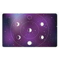 Galaxy Moon Phase Print Polyester Doormat