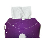 Galaxy Moon Phase Print Rectangle Tissue Box Cover