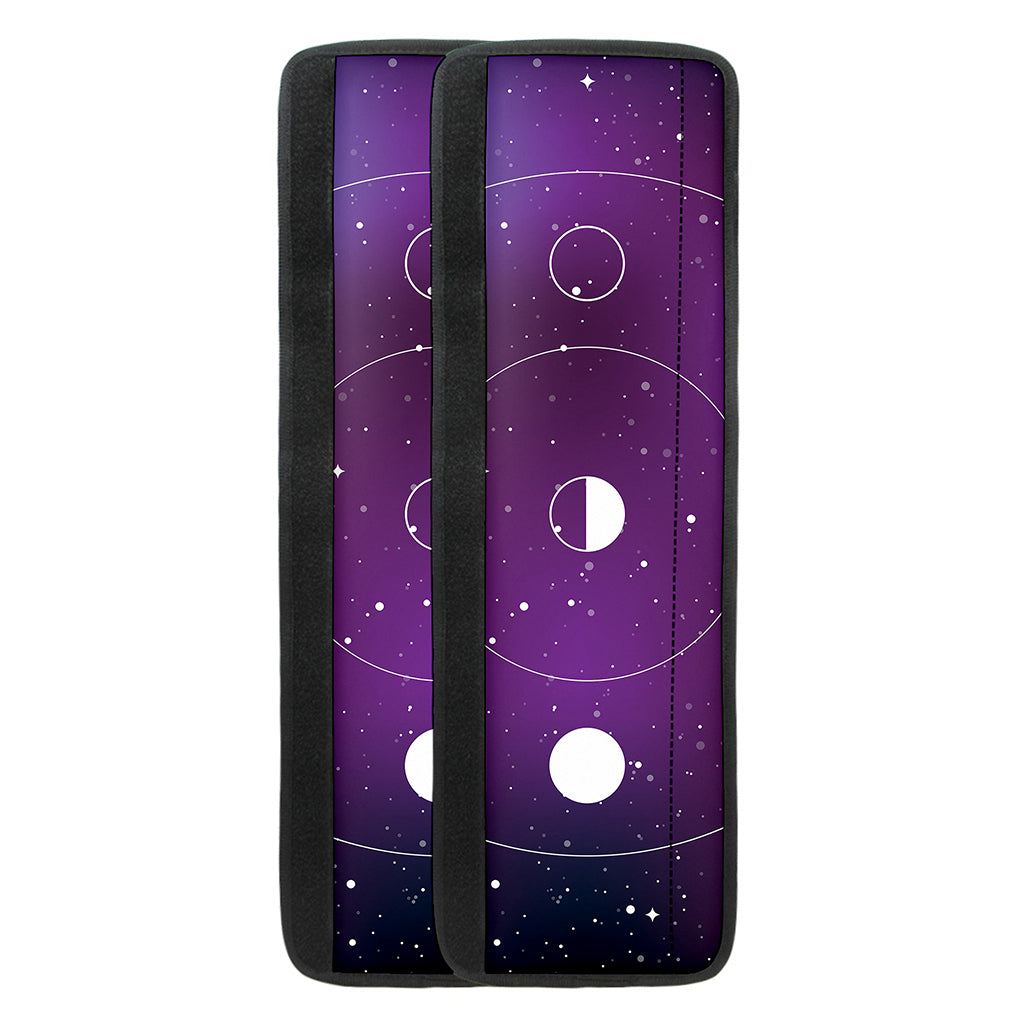 Galaxy Moon Phase Print Refrigerator Handle Covers