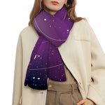 Galaxy Moon Phase Print Scarf