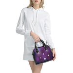 Galaxy Moon Phase Print Shoulder Handbag