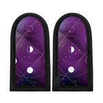 Galaxy Moon Phase Print Skillet Handle Cover