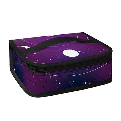 Galaxy Moon Phase Print Small Lunch Bag