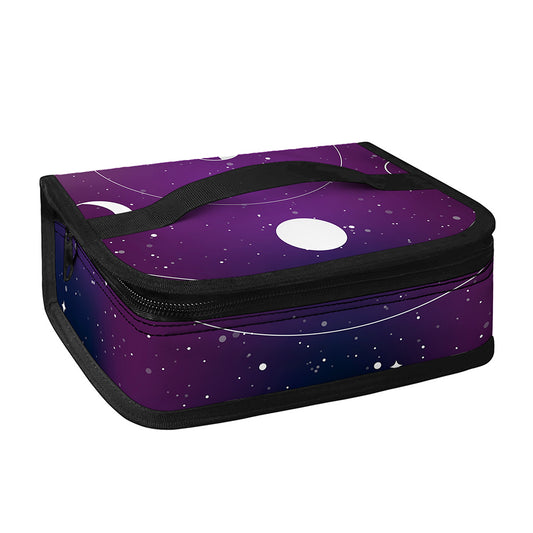 Galaxy Moon Phase Print Small Lunch Bag