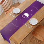 Galaxy Moon Phase Print Table Runner