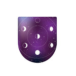 Galaxy Moon Phase Print Toilet Lid Cover