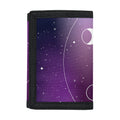 Galaxy Moon Phase Print Trifold Wallet