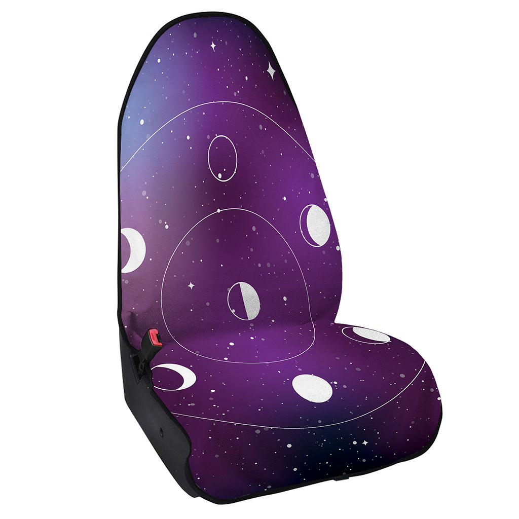 Galaxy Moon Phase Print Waterproof Car Seat Cover