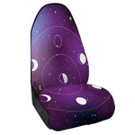 Galaxy Moon Phase Print Waterproof Car Seat Cover