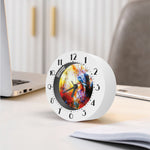 Galaxy Native Indian Woman Print Alarm Clock
