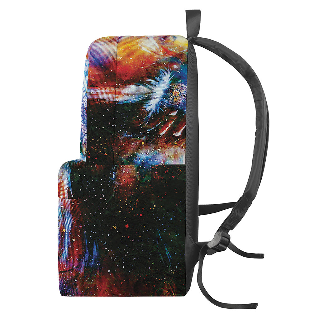 Galaxy Native Indian Woman Print Backpack