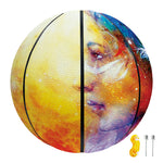 Galaxy Native Indian Woman Print Basketball