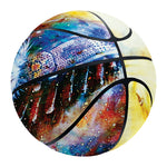 Galaxy Native Indian Woman Print Basketball