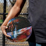 Galaxy Native Indian Woman Print Basketball