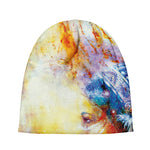 Galaxy Native Indian Woman Print Beanie