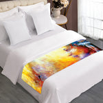Galaxy Native Indian Woman Print Bed Runner