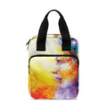 Galaxy Native Indian Woman Print Bible Tote Bag