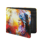 Galaxy Native Indian Woman Print Bifold Wallet