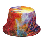Galaxy Native Indian Woman Print Bucket Hat