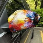 Galaxy Native Indian Woman Print Car Side Mirror Covers