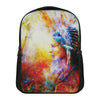 Galaxy Native Indian Woman Print Casual Backpack