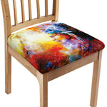 Galaxy Native Indian Woman Print Chair Cushion Cover
