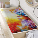 Galaxy Native Indian Woman Print Changing Pad Cover