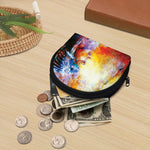 Galaxy Native Indian Woman Print Coin Purse