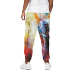 Galaxy Native Indian Woman Print Cotton Pants