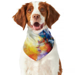 Galaxy Native Indian Woman Print Dog Bandana
