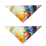 Galaxy Native Indian Woman Print Dog Bandana
