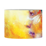 Galaxy Native Indian Woman Print Drum Lamp Shade