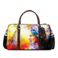 Galaxy Native Indian Woman Print Duffel Bag