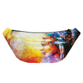 Galaxy Native Indian Woman Print Fanny Pack