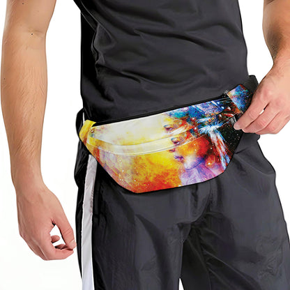 Galaxy Native Indian Woman Print Fanny Pack
