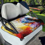 Galaxy Native Indian Woman Print Golf Cart Seat Cover