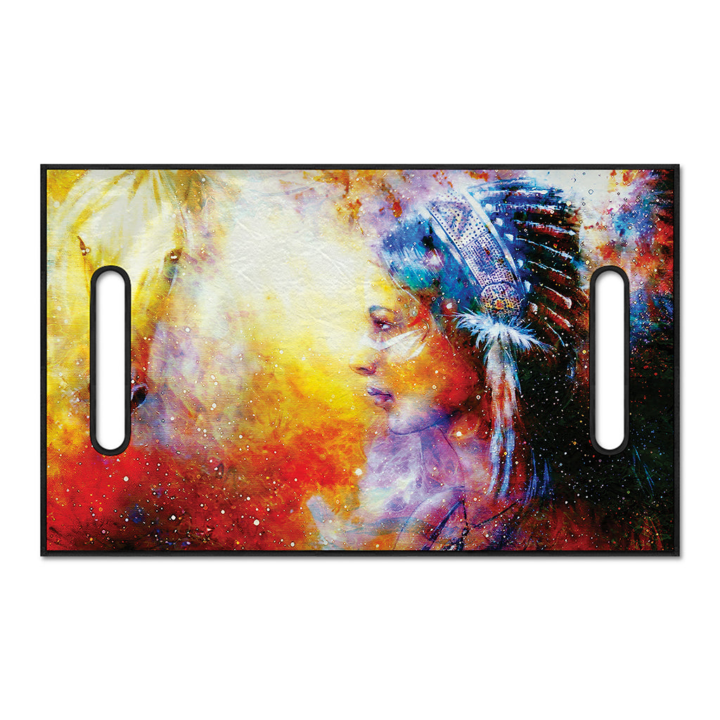 Galaxy Native Indian Woman Print Golf Cart Seat Cover