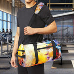 Galaxy Native Indian Woman Print Gym Bag
