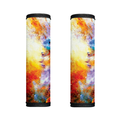 Galaxy Native Indian Woman Print Handle Covers