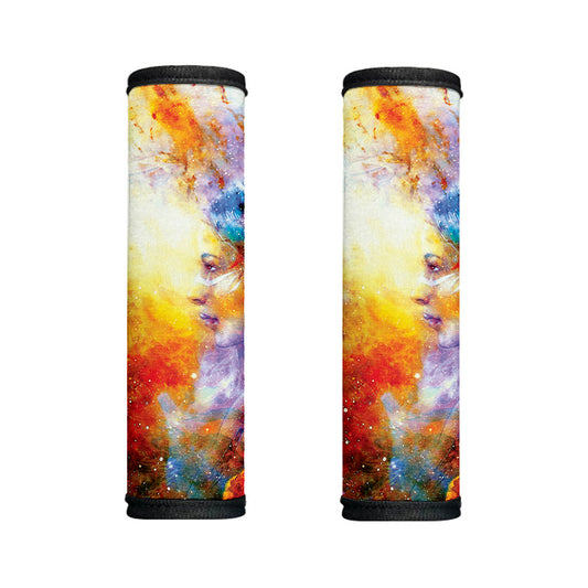 Galaxy Native Indian Woman Print Handle Covers