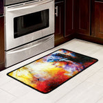 Galaxy Native Indian Woman Print Kitchen Mat