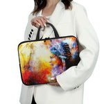 Galaxy Native Indian Woman Print Laptop Sleeve With Handle