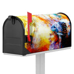 Galaxy Native Indian Woman Print Mailbox Cover