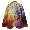Galaxy Native Indian Woman Print Men's Blazer