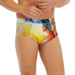 Galaxy Native Indian Woman Print Men's Briefs
