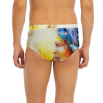 Galaxy Native Indian Woman Print Men's Briefs