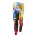 Galaxy Native Indian Woman Print Men's Compression Pants